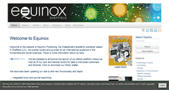 Desktop Screenshot of equinoxpub.com